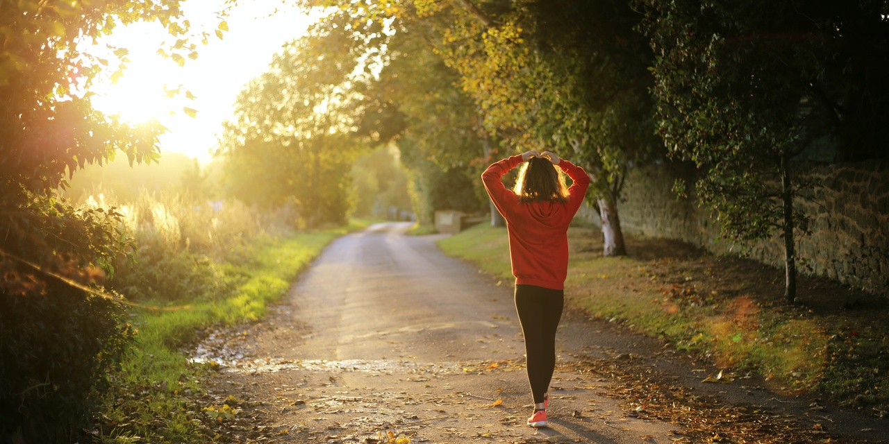 woman walking